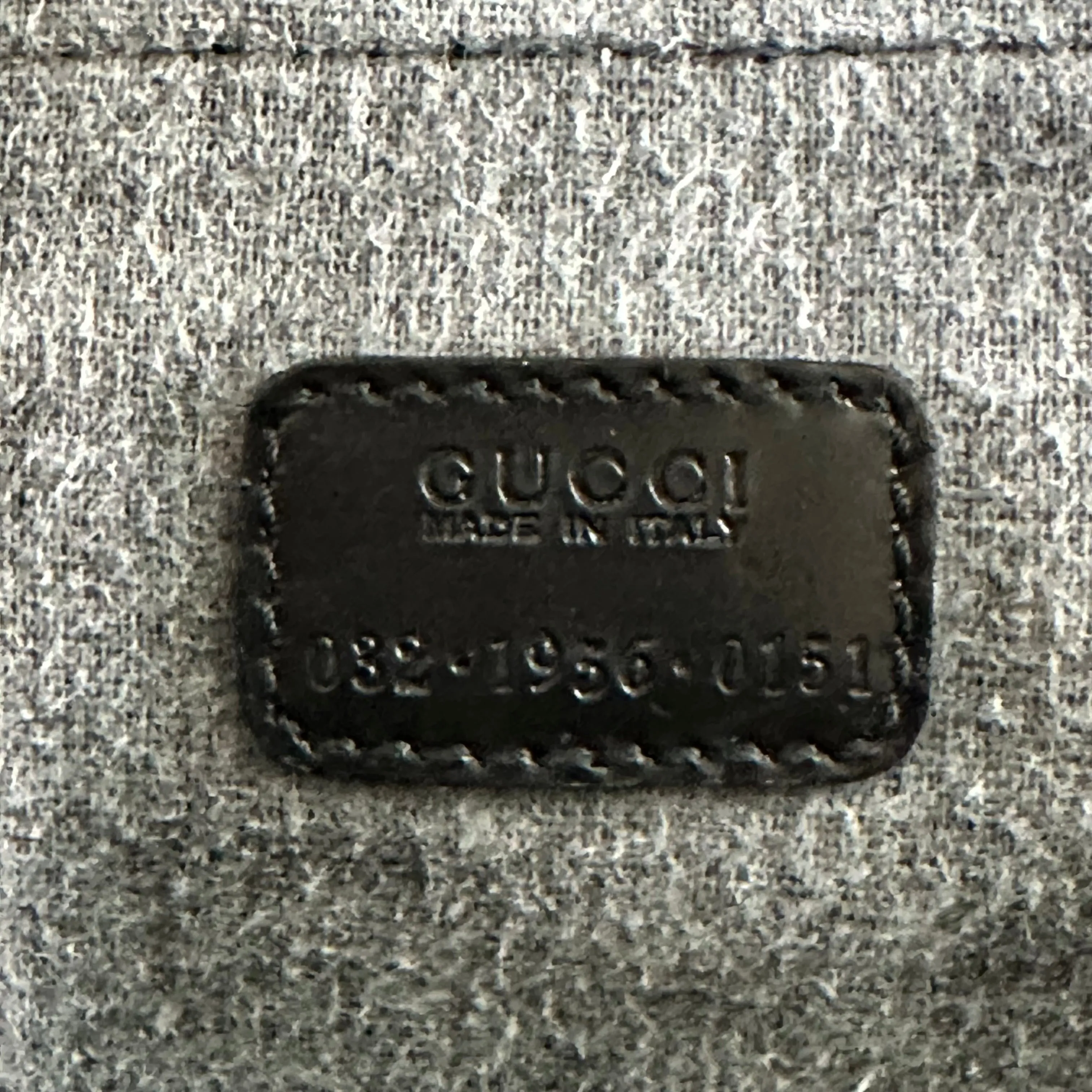 The Junco Crossbody/Clutch - Vintage Gucci Bamboo Cosmetic Bag in Black Leather