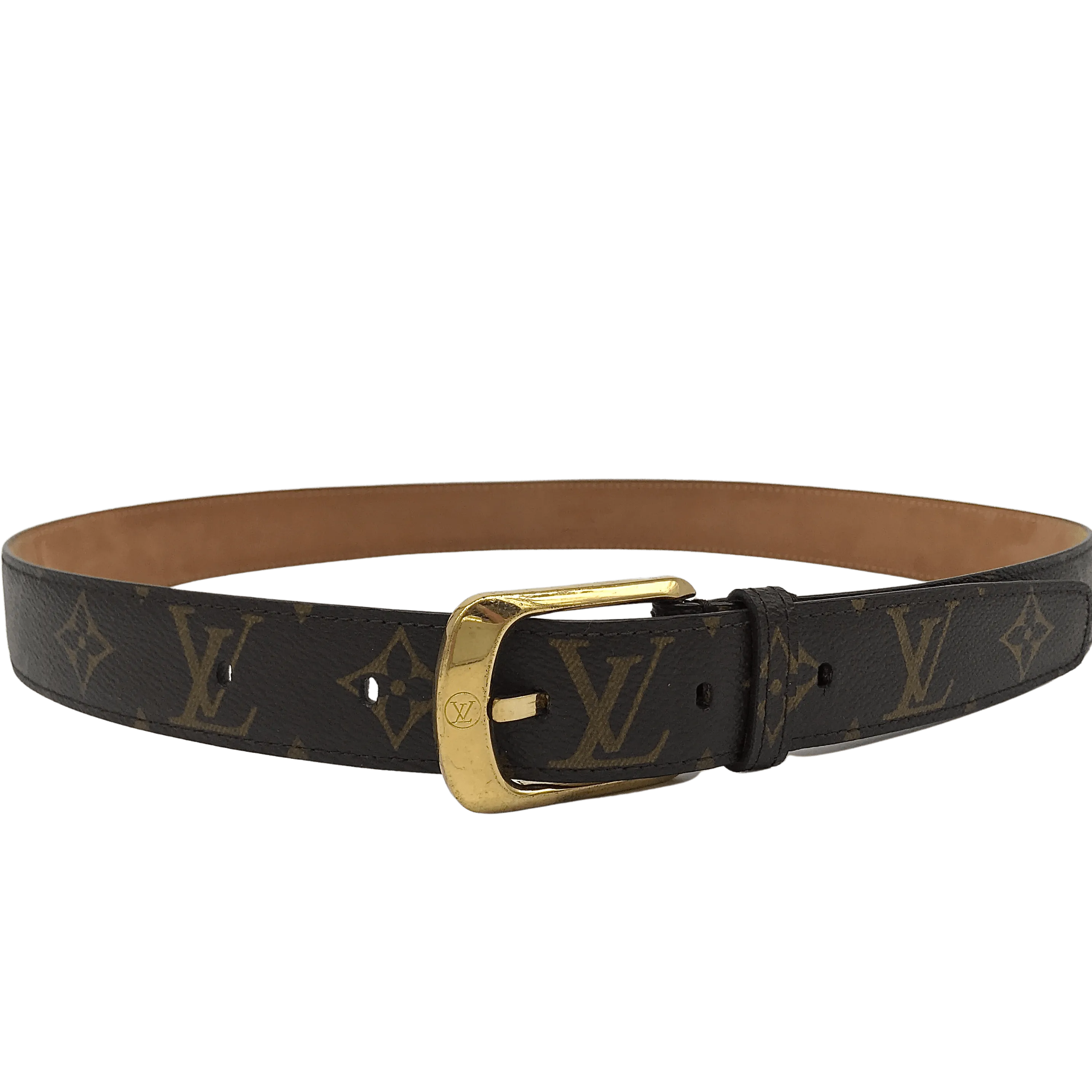 Vintage Louis Vuitton Leather Belt