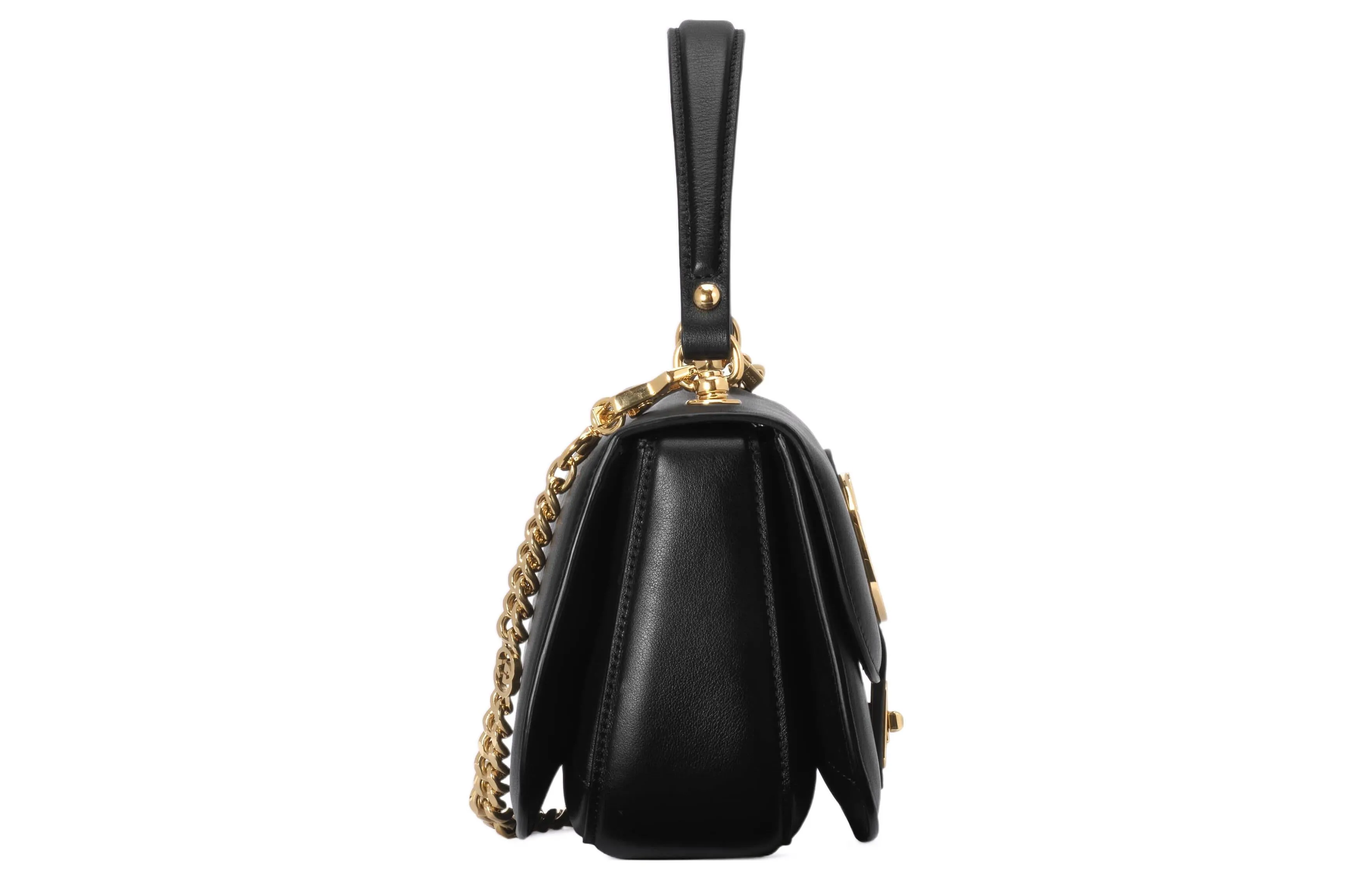 (WMNS) Gucci Blondie Small Top Handle Bag 'Black' 735101-UXX0G-1000