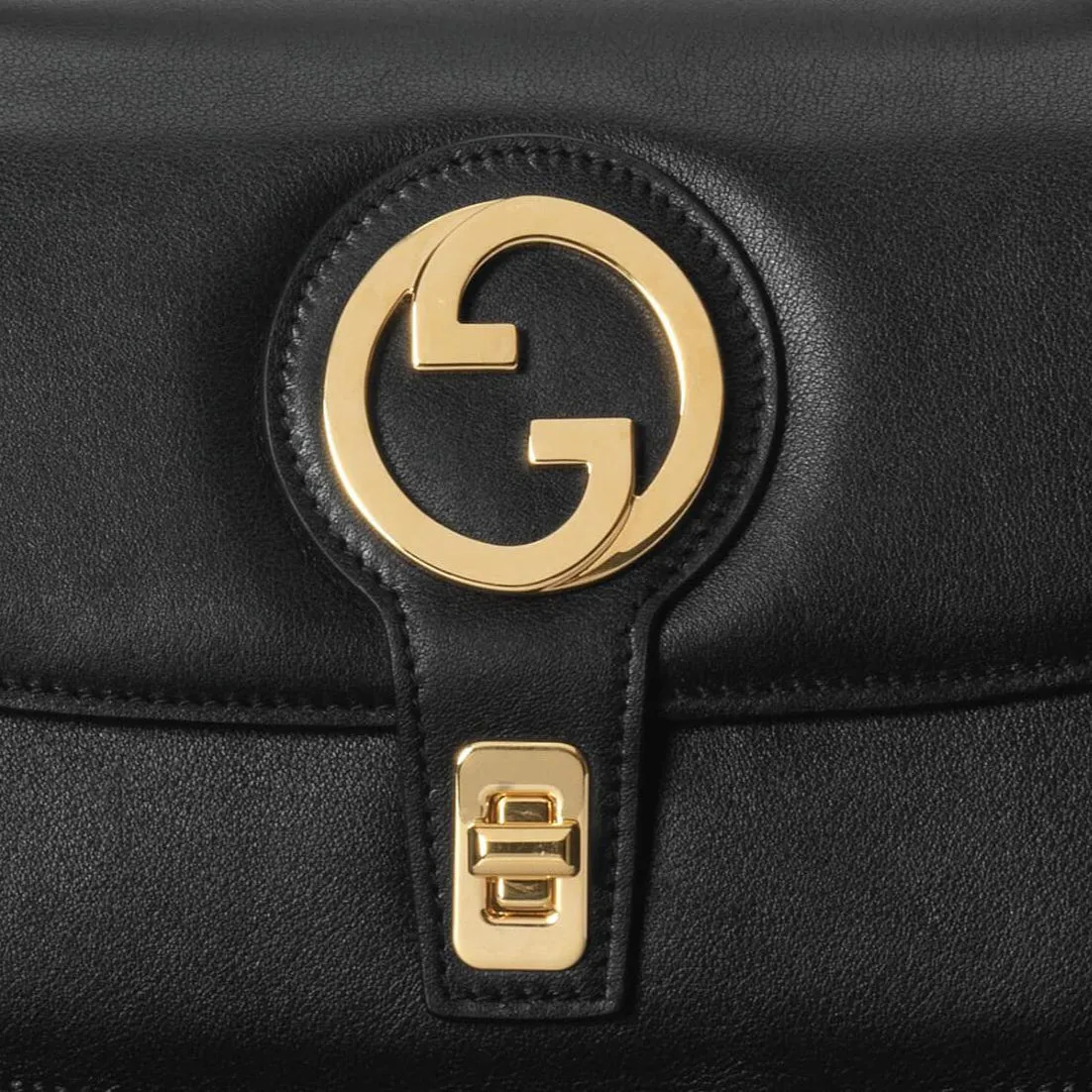 (WMNS) Gucci Blondie Small Top Handle Bag 'Black' 735101-UXX0G-1000