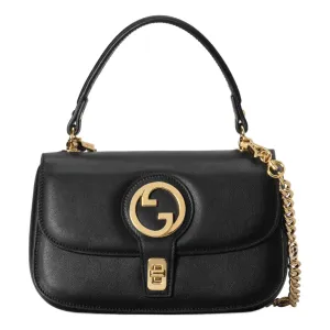 (WMNS) Gucci Blondie Small Top Handle Bag 'Black' 735101-UXX0G-1000