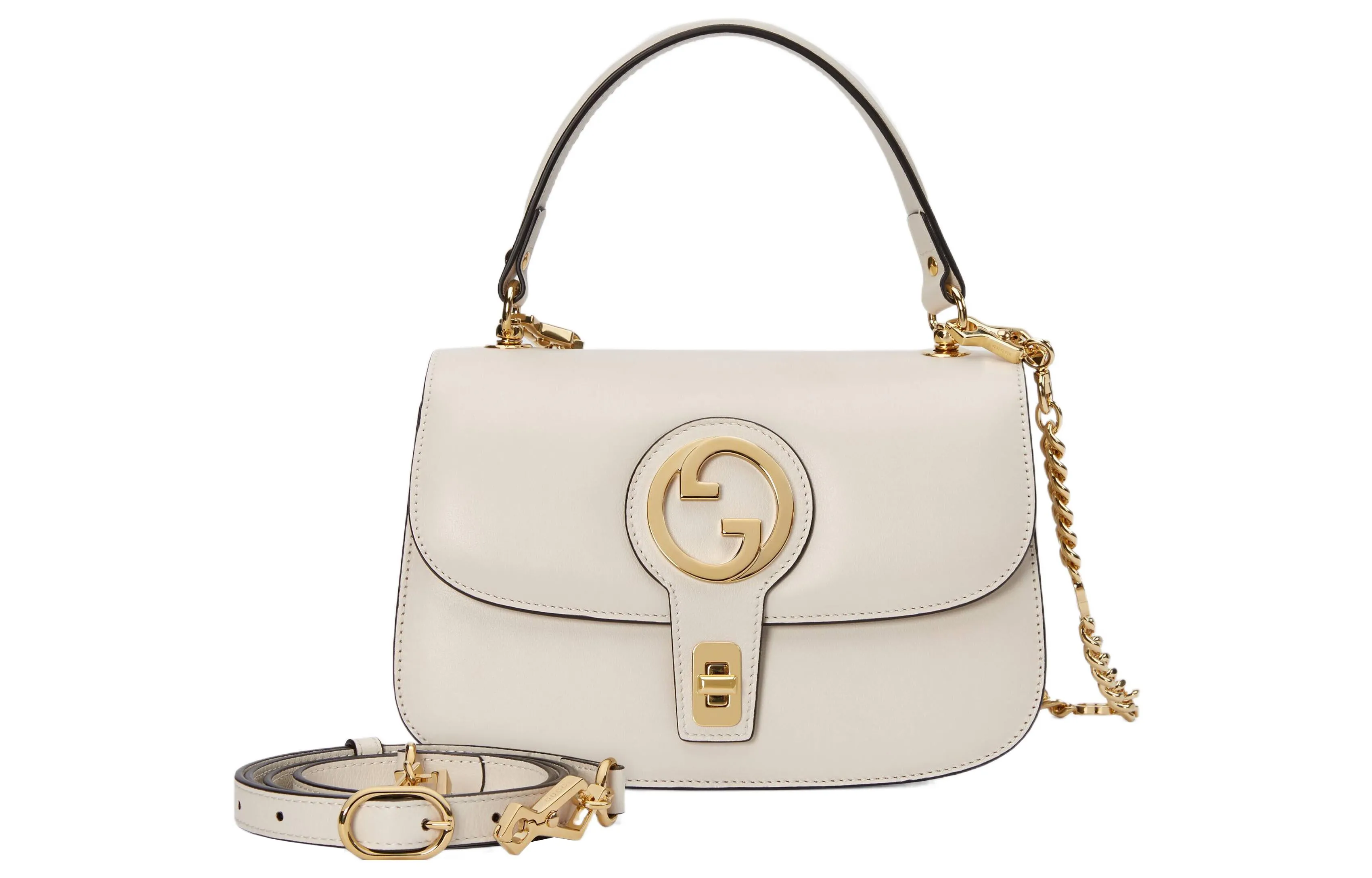 (WMNS) Gucci Blondie Small Top Handle Bag 'White' 735101-UXX0G-9022