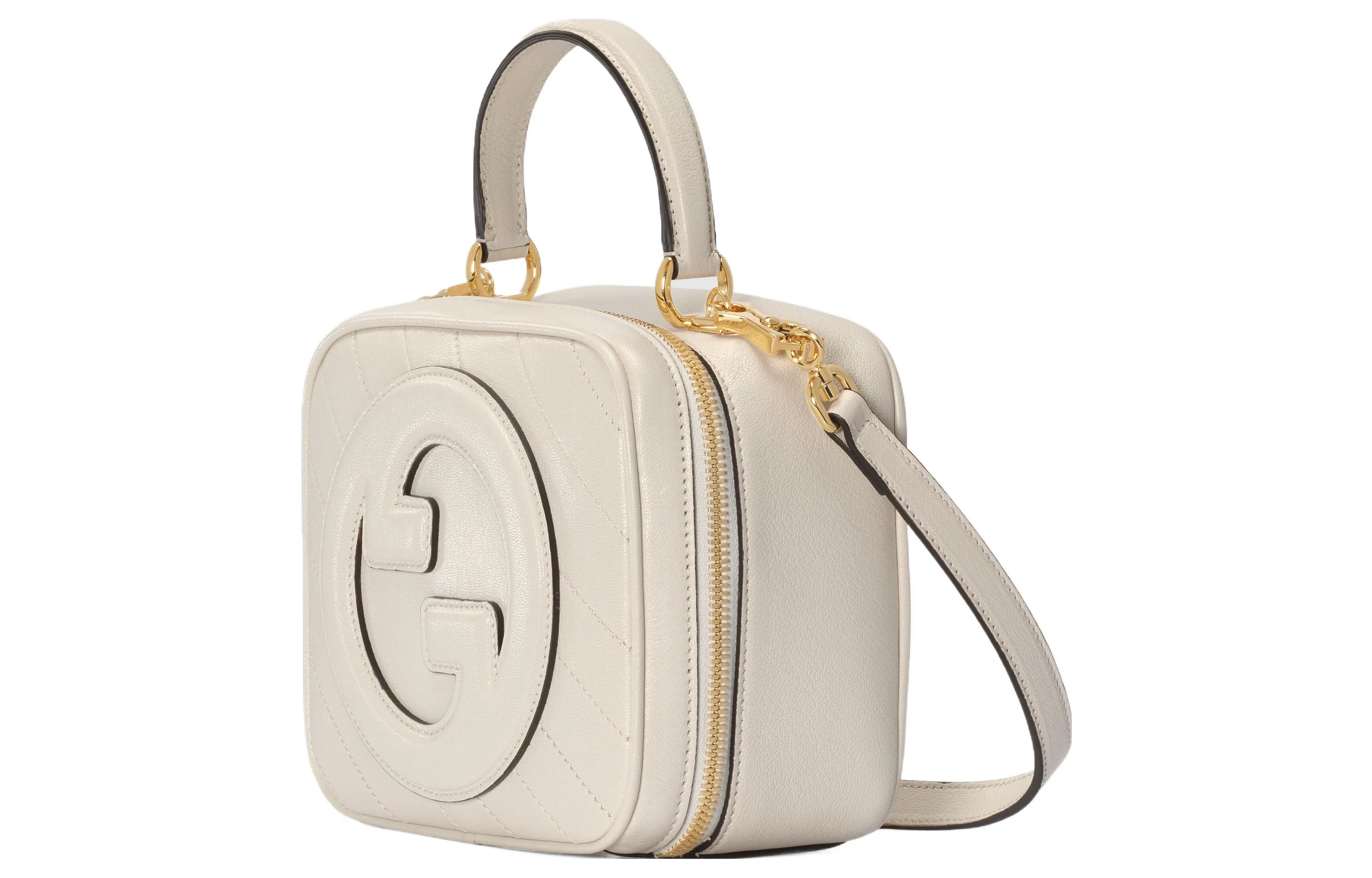 (WMNS) Gucci Blondie Top Handle Bag 'White' 744434-1IV0G-9022