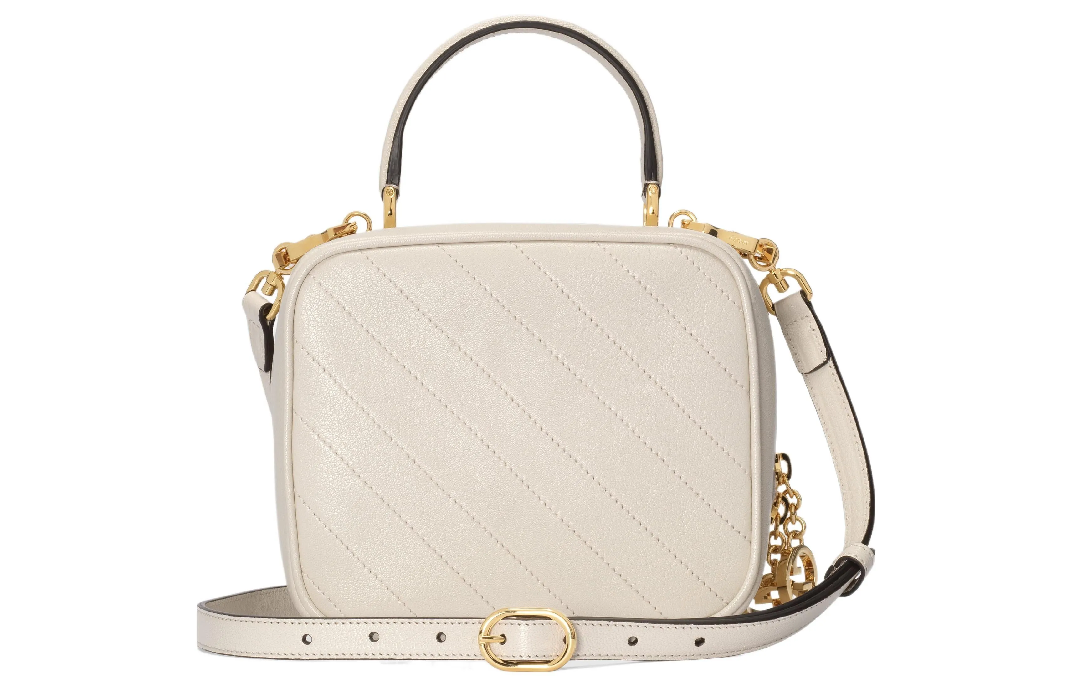 (WMNS) Gucci Blondie Top Handle Bag 'White' 744434-1IV0G-9022